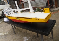 155米重型起重货船 Happy Star定制模型